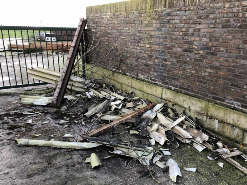 asbest stormschade buro inventas