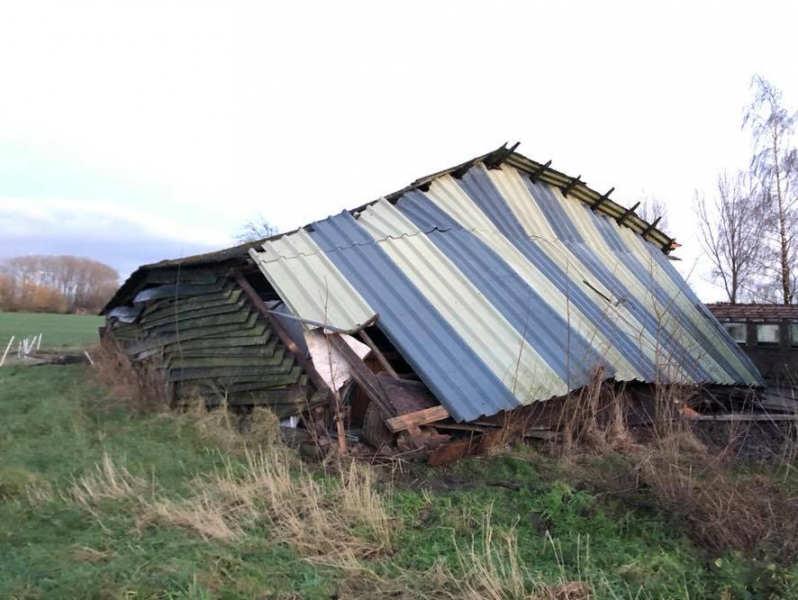 asbest stormschade verwijderen
